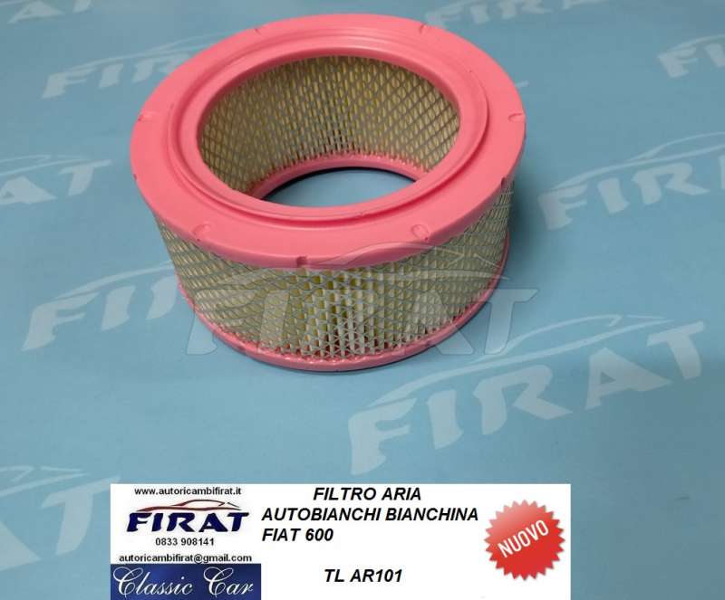 FILTRO ARIA 600 - BIANCHINA (AR101) - Clicca l'immagine per chiudere